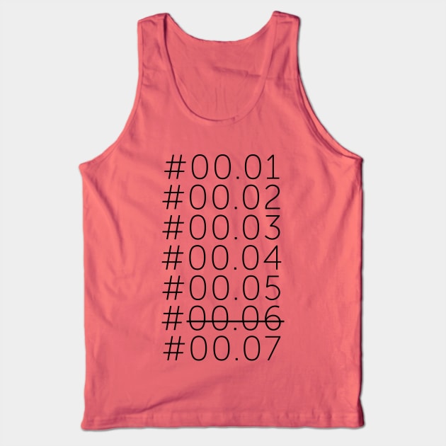 The Umbrella Academy - Numbers Tank Top by byebyesally